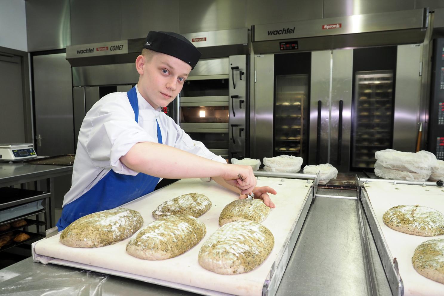 Student uitvoerend bakker