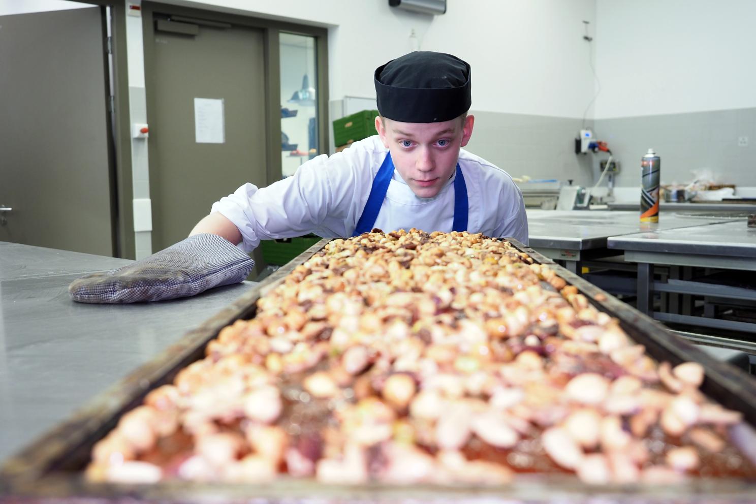 Student uitvoerend bakker