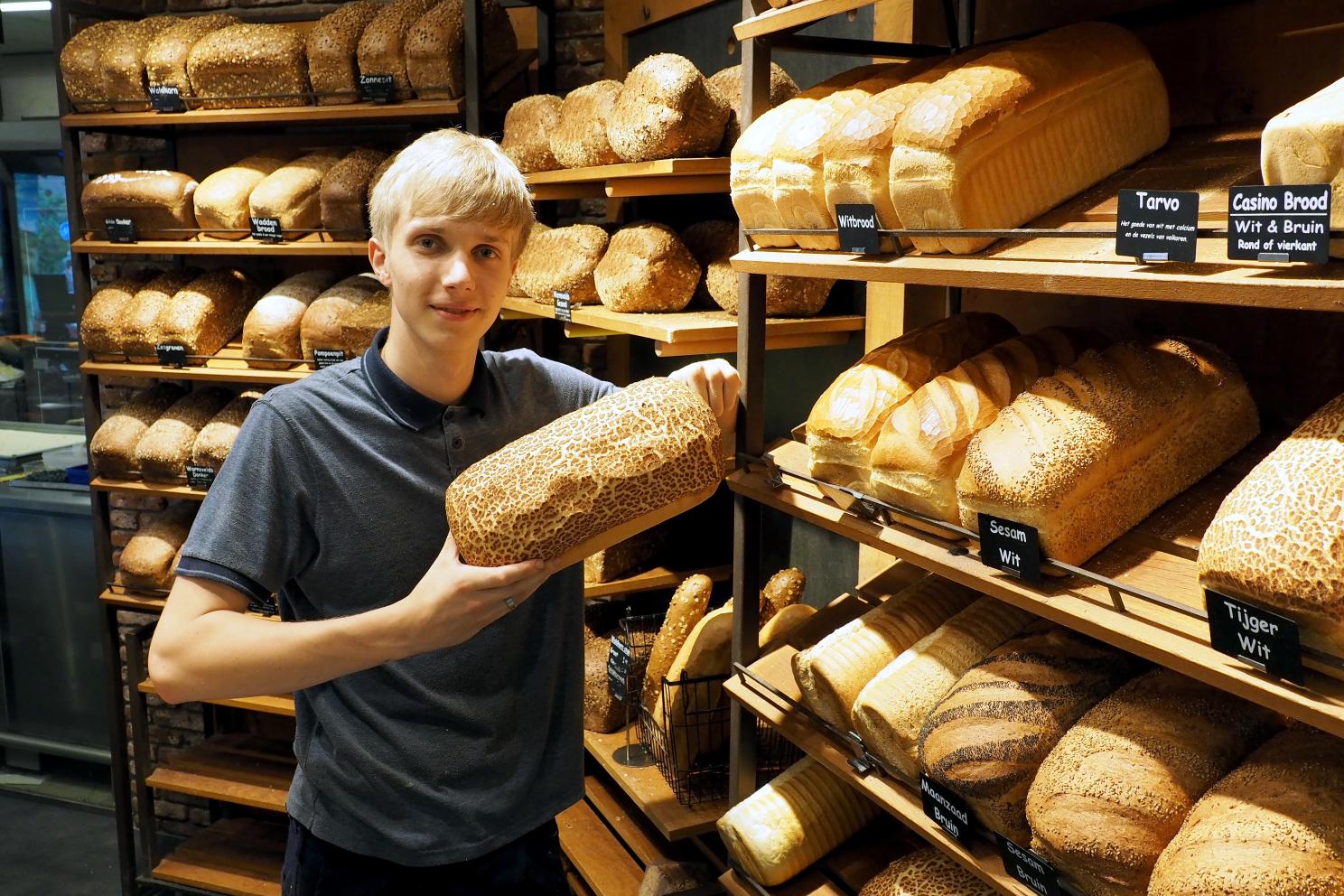 Student uitvoerend bakker