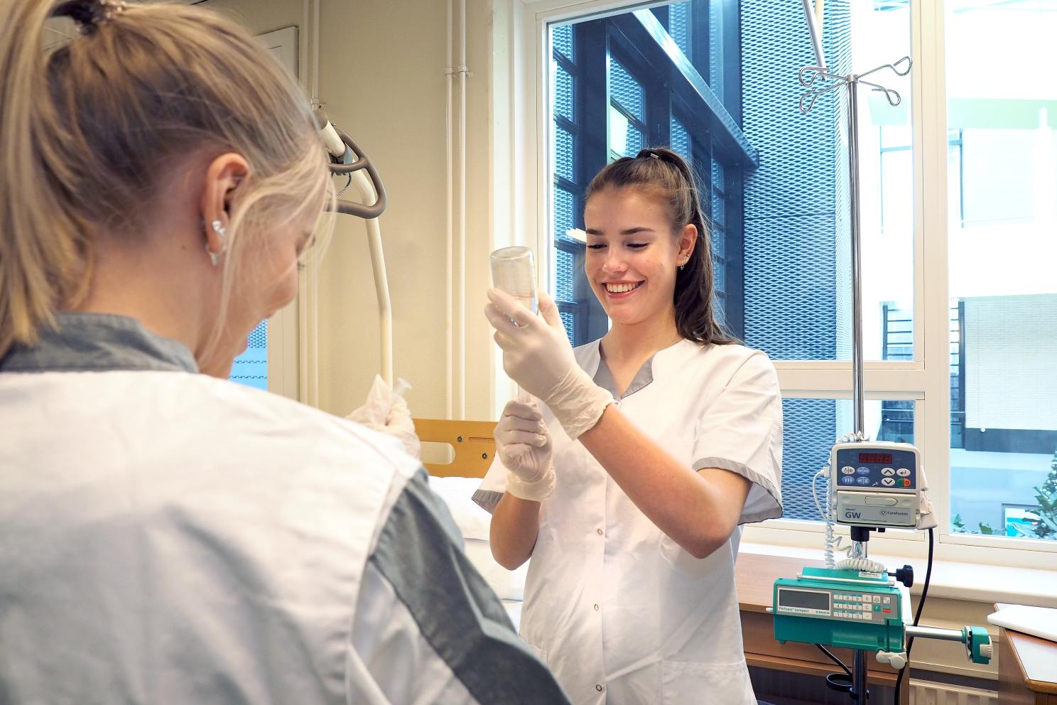 Studenten mbo-verpleegkundige