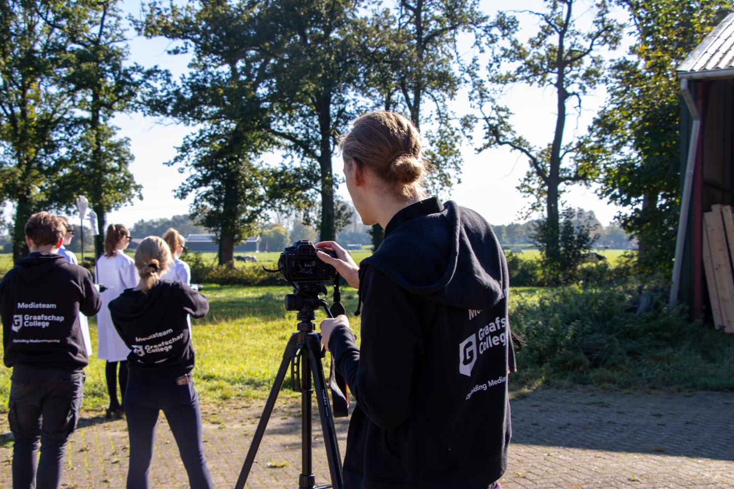 Louise te Poele aan het werk met studenten 2